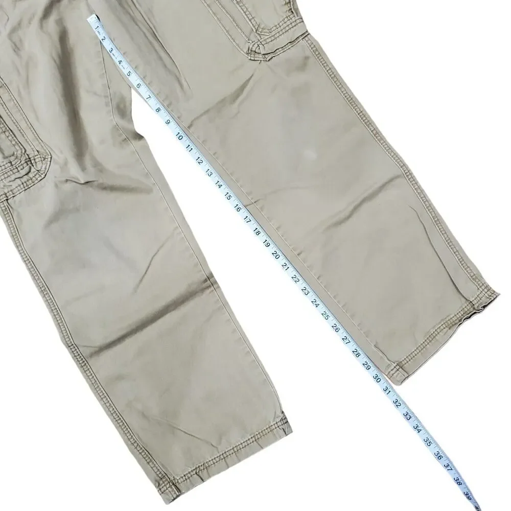 UNION BAY Pants Mens 38X34 Beige Cargo Hiking Outdoor Hunting Fishing Camping